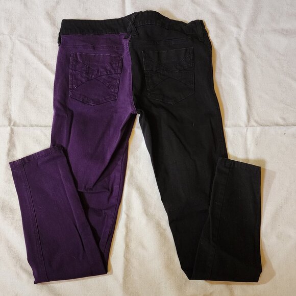 Vintage Royal Bones Daang Goodman Punk Scene Goth Emo Skinny Jeans - Picture 3 of 10